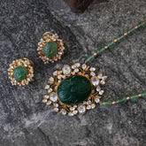 Aristelle Silver Polki Necklace